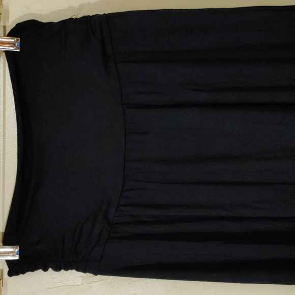 B Design Sheer Ruffle Bottom Long Skirt L - Picture 2 of 14